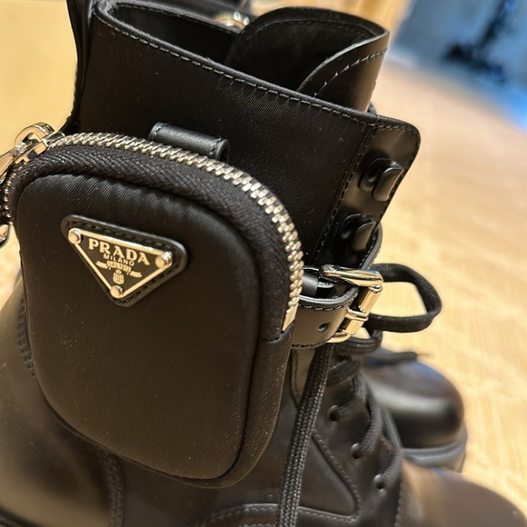 Like new Prada Monolith Motorcycle Boots size 40 / 10 - Picture 3 of 3